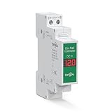 TONGOU DIN-Schienen-Voltmeter DC11~310V, Voltage meter mit roter...