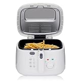 alpina Friteuse 2,5L DF-165 - Friteuse mit Fett 1800W - Einstellbare Temperatur...