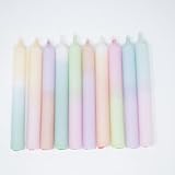MADAM ERLE | 10er-Set Dipdye kleine Geburtstagskerzen | SMILLA | handgemachte...