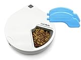 Cat Mate C500 Automatischer Futterautomat mit Digitalem Timer und 5 Näpfen –...