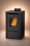 NEMAXX® PC5 Pelletofen 5,3 kW A+ bis 120 m³ – Chrono & ECO-Modus, WiFi Ready...