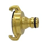 VARIOSAN Schnellkupplung auf Steckkupplung Adapter 12999, Messing blank, System...