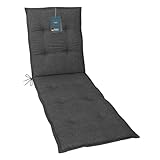 LILENO HOME Sonnenliege Auflage als [1er Set - Rollliege] in Anthrazit -...