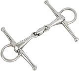 Equinate Schenkeltrense Edelstahl 16mm doppelt gebrochen 13,5cm | Anatomisch...
