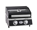 RÖSLE Gasgrill BBQ-Portable VIDERO G2-P, tragbarer Tischgrill mit 2...