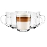Glasmark Krosno Latte Macchiato Gläser Cappuccino 6er Set Teegläser-Set Mit...