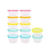 Badabulle Badabowls Aufbewahrungsbehälter für Babybrei - 12er Set, 250ml...
