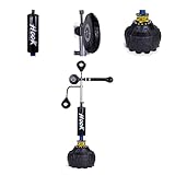 HOOK fighting Freistehender Boxsack 3-in-1 mit 360° Reflexstange – Speedball...