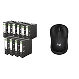 Original DINOR Ordner-Wolkenmarmor-Recycling - Made in Germany & Logitech M220...