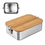 Bento Lunchbox für Erwachsene/Kinder, Edelstahl Brotdose, Brotzeitdose mit 2...