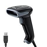 Eyoyo Barcode Scanner 1D 2D QR kabelgebunden, QR Code Scanner Handheld Barcode...