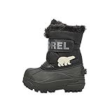 Sorel KIDS SNOW COMMANDER Schneestiefel für Unisex Kinder, Schwarz (Black x...