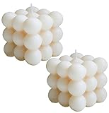 Duftkerze in Würfelform,2 PCS Handgefertigt Soja Würfel Kerzen Bubble Candle...