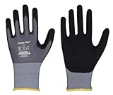 LeiKaFlex Grip 1469 Nylon-Elastan-Feinstrick-Handschuhe mit Nitril -...