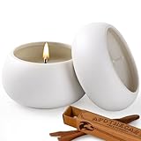 Autumnlife Duftkerz im Keramik, 2x150g Stressabbau Duft kerzenset, Natürliches...