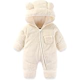 Baby Overall Winter,Baby Fleece-Overall Atmungsaktiver Unisex Jumpsuit mit...