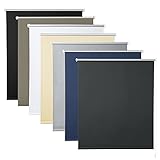 WOLTU Verdunklungsrollo ohne Bohren Anthrazit 100x160cm (BxH), Thermorollo...