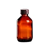 5 x Braunglasflasche 150ml / Medizinflasche inkl. Standard-Schraubverschluss...