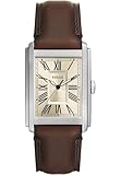 Fossil Carraway uhr für Herren, Quarzwerk mit Leder- oder Edelstahlarmband,...
