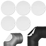 COEKI 5 Stücke Dichtung für Ofenrohrklappen Ofenrohr-Klappen Flachdichtung...