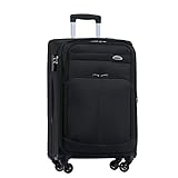 BEIBYE Leichter Stoffkoffer Kofferset Trolley Außentaschen Dehungsfuge mehr...