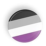 Asexuell Asexual Stolz-Flagge Pin-Abzeichen-Schaltfläche - Pin zurück oder...