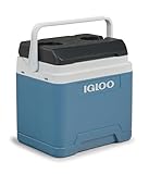 IGLOO IP24 Passiv-Kühlbox 24 L, eisblaue Thermobox, Eisbox für Freizeit, Beruf...