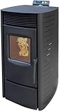 NEMAXX® Pelletofen P9 - Pelletheizung mit 9 kW – Pelletofen [HOHE...
