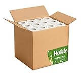 Hakle Recycling Toilettenpapier – 80 Rollen, Die sanfte Sauberkeit und Pflege...