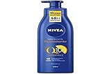 NIVEA Straffende Körpermilch Q10 + Vitamin C 400 ml, straffende Creme für...