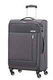 American Tourister Heat Wave - Spinner M Koffer, 68 cm, 65 L, Grau (Charcoal...