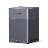 UGREEN NASync DH4300 Plus 4-Bay Desktop NAS, 2,5 GbE-LAN-Port, 8GB LPDDR4X RAM,...