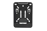 1x Schwarze Kennzeichenhalter für Versicherungskennzeichen 135 x 110 mm (für...