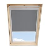 Dachfenster Verdunkelungsrollo kompatibel mit VELUX, Grau, für GGL S06, GGL...