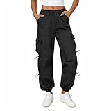 Friptspyg Cargohose Damen Leichter Trekkinghose mit Tasche Wanderhose...