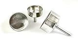 Tredoni Aluminium-Trichter -Ersatz- Größe 6 Tassen Aluminium Espresso...