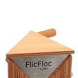 KoMo FlicFloc + Deckel | Buchenholz | Edelstahl | manuelle Flockenquetsche