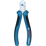 Bosch Professional 200mm Spitzzange (gerade, Chrom-Vanadium Stahl, gummierte...