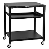 BBQ-Toro Grillwagen 80 x 65,5 x 86,5 cm | Schwarz | Grilltisch mit großer...