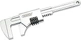 Draper 29907 Verstellbarer Schraubenschlüssel, bis 60 mm
