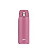 Emsa Travel Mug Light Thermobecher pink aus Edelstahl 400 ml, 8h heiß, 16h...