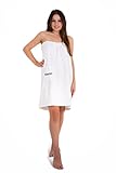 Julie Julsen Saunakilt für Damen 75 x 140 cm Klettverschluss und Gummizug 100%...