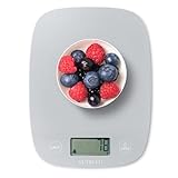 NUTRI FIT Digitale Küchenwaage, ultradünn, elektronische...