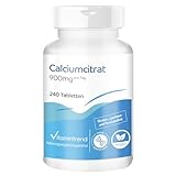 Vitamintrend Calcium hochdosiert 900mg, 240 Tabletten, aus Calciumcitrat,...