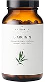 Naturkur® L-Arginin Base (rein, kein HCl) 700 mg - 300 Kapseln im Apothekerglas...