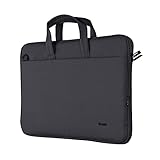 Trust Bologna Slim Laptop Eco Tasche bis 16 Zoll aus Recyceltem Kunststoff, mit...