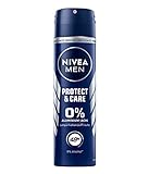 Nivea Men Protect & Care Deo Spray, ohne Aluminium, 150 ml
