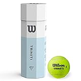 Wilson Tennisbälle, Triniti, 4 Bälle, Hülle 100% recyclebar, WRT125200