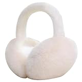 SUODAO Winter Ohrenwärmer Damen, Faltbare Ohrenschützer Winddicht Plüsch...