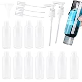 ZoeTekway 10 Stück Transparent 100ml Kleine Flaschen Handgepäck Reiseset mit...